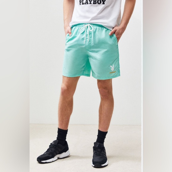 PLAYBOY Swim Playboy By Pacsun Last Night 6 Swim Trunks